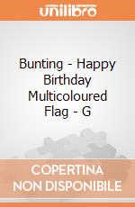 Bunting - Happy Birthday Multicoloured Flag - G gioco
