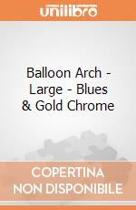 Balloon Arch - Large - Blues & Gold Chrome gioco