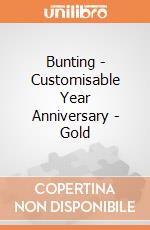 Bunting - Customisable Year Anniversary - Gold gioco
