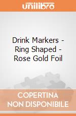 Drink Markers - Ring Shaped - Rose Gold Foil gioco