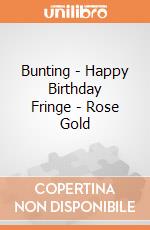 Bunting - Happy Birthday Fringe - Rose Gold gioco