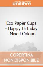 Eco Paper Cups - Happy Birthday - Mixed Colours gioco