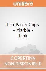 Eco Paper Cups - Marble - Pink gioco