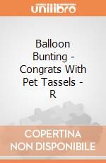 Balloon Bunting - Congrats With Pet Tassels - R gioco