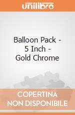 Balloon Pack - 5 Inch - Gold Chrome gioco