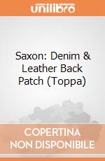 Saxon: Denim & Leather Back Patch (Toppa) giochi