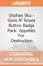 Orphan Sku - Guns N' Roses Button Badge Pack: Appetite For Destruction giochi
