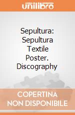 Sepultura: Sepultura Textile Poster. Discography giochi