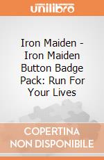 Iron Maiden - Iron Maiden Button Badge Pack: Run For Your Lives giochi