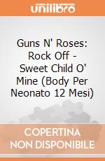 Guns N' Roses: Rock Off - Sweet Child O' Mine (Body Per Neonato 12 Mesi) giochi