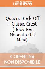 Queen: Rock Off - Classic Crest (Body Per Neonato 0-3 Mesi) giochi