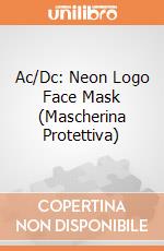 Ac/Dc: Neon Logo Face Mask (Mascherina Protettiva) gioco