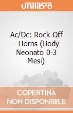 Ac/Dc: Rock Off - Horns (Body Neonato 0-3 Mesi) giochi