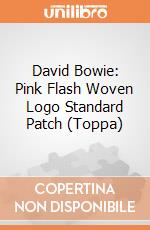 David Bowie: Pink Flash Woven Logo Standard Patch (Toppa) giochi