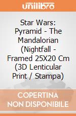 Star Wars: Pyramid - The Mandalorian (Nightfall - Framed 25X20 Cm (3D Lenticular Print / Stampa) gioco
