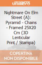 Nightmare On Elm Street (A): Pyramid - Chains - Framed 25X20 Cm (3D Lenticular Print / Stampa) giochi