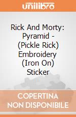 Rick And Morty: Pyramid - (Pickle Rick) Embroidery (Iron On) Sticker gioco