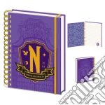 Wednesday: Pyramid - Nevermore Shield (A5 Wiro Notebook / Quaderno) giochi