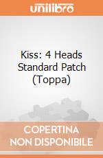 Kiss: 4 Heads Standard Patch (Toppa) gioco