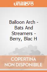 Balloon Arch - Bats And Streamers - Berry, Blac H gioco