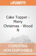 Cake Topper - Merry Christmas - Wood N gioco