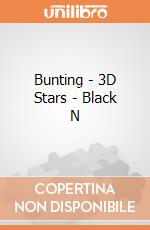 Bunting - 3D Stars - Black N gioco