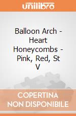 Balloon Arch - Heart Honeycombs - Pink, Red, St V gioco