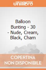Balloon Bunting - 30 - Nude, Cream, Black, Cham gioco