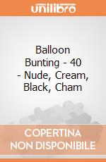 Balloon Bunting - 40 - Nude, Cream, Black, Cham gioco