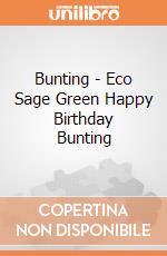 Bunting - Eco Sage Green Happy Birthday Bunting gioco