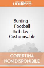 Bunting - Football Birthday - Customisable gioco