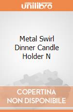 Metal Swirl Dinner Candle Holder N gioco