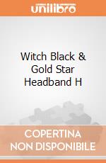 Witch Black & Gold Star Headband H gioco