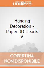 Hanging Decoration - Paper 3D Hearts V gioco