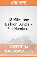 18 Milestone Balloon Bundle - Foil Numbers gioco