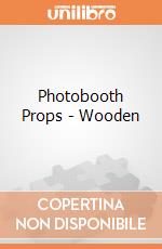Photobooth Props - Wooden gioco