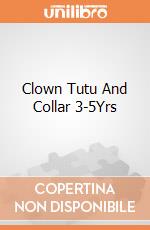 Clown Tutu And Collar 3-5Yrs gioco