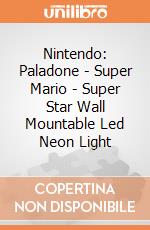 Nintendo: Paladone - Super Mario - Super Star Wall Mountable Led Neon Light giochi