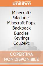 Minecraft: Paladone - Minecraft Popz Backpack Buddies Keyrings Cdu24Pc giochi
