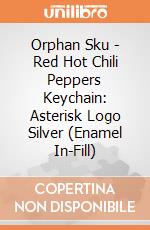 Orphan Sku - Red Hot Chili Peppers Keychain: Asterisk Logo Silver (Enamel In-Fill) giochi