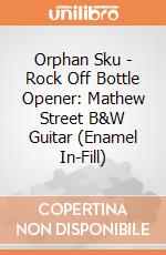 Orphan Sku - Rock Off Bottle Opener: Mathew Street B&W Guitar (Enamel In-Fill) giochi