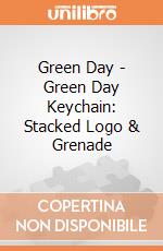 Green Day - Green Day Keychain: Stacked Logo & Grenade giochi