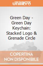 Green Day - Green Day Keychain: Stacked Logo & Grenade Circle giochi