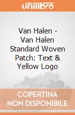 Van Halen - Van Halen Standard Woven Patch: Text & Yellow Logo giochi