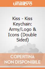 Kiss - Kiss Keychain: Army/Logo & Icons (Double Sided) giochi