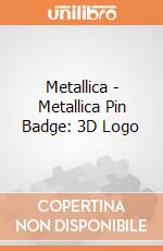 Metallica - Metallica Pin Badge: 3D Logo giochi