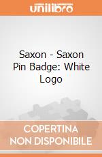 Saxon - Saxon Pin Badge: White Logo giochi