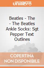 Beatles - The - The Beatles Ankle Socks: Sgt Pepper Text Outlines giochi