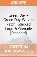 Green Day - Green Day Woven Patch: Stacked Logo & Grenade (Standard) giochi