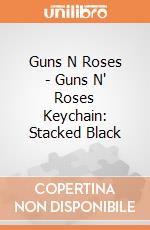 Guns N Roses - Guns N' Roses Keychain: Stacked Black giochi
